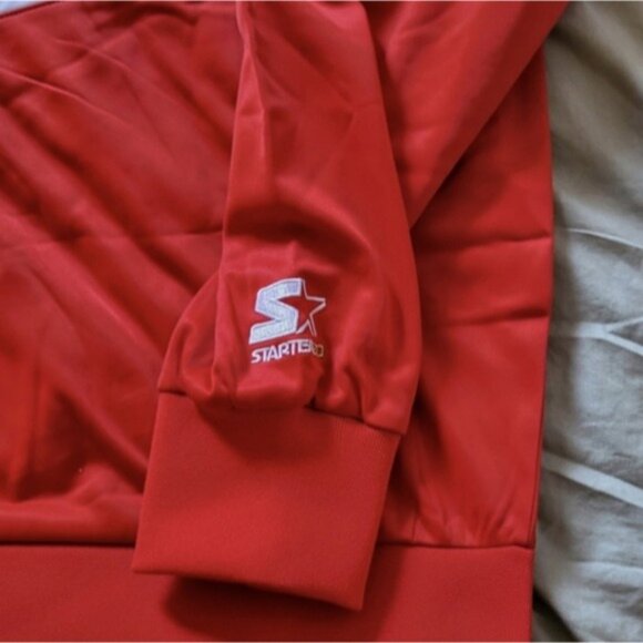 STARTER X Budweiser 50th Anniversary Full Zip Jacket Black Label Red 032026 - Picture 3 of 10